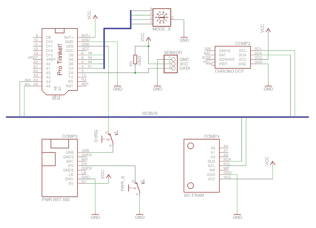 Data Logger Circuit Diagram Simple
